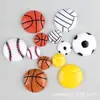 Accesorios para el Cabello DIY, Accesorios para Fundas de Teléfono, Fútbol, Béisbol, Zapatos de Agujeros, Accesorios de Resina de Baloncesto, Pegamento de Crema, Materiales Hechos a Mano