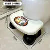 Reposapiés para Inodoro, Taburete Grueso para Baño, Ayuda para Ponerse en Cuclillas, Reposapiés Antideslizante, Reposapiés, Taburete para Niños