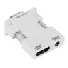 Conector vga a hdmi convertidor hdmi hembra a vga macho entrada hdmi a salida vga con audio
