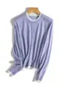 [Lavable a máquina] 26 Novedades de principios de primavera 48 unidades Mezcla de lana Bloques de color Cardigan de punto de imitación de dos piezas Cuello redondo Chaqueta estilizada