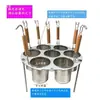 Cubo para Cocinar Fideos con Tablero Divisor de Múltiples Agujeros para Uso Comercial, Separador de Placa de Múltiples Agujeros para Fideos Secos Calientes y Dumplings, Red para Separación de Residuos