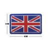 Emblema Patch de Bandeira Nacional de Borracha Pvc 3D Bordado Bandeiras Nacionais do Mundo Gancho de Velcro Adesivo Decorativo para Mochila