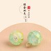 Cheongsam Bead Button Hanfu Novo Novo Novo Chinês Vintage Antigo Casaco Redondo Bead Button Camisa Camisa Fivela de Vidro Espalhado Bead Button