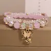 Pulseira com Alto Apelo Estético para Estudantes, Pulseira Fofa de Borboleta para Meninas, Pulseira de Cristal da Moda Estilo Floresta para Meninas Jovens e Melhores Amigas