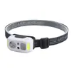 Linterna frontal mini para exteriores con carga USB, sensor inteligente, montada en la cabeza, multifuncional, linterna frontal de iluminación portátil para pesca nocturna