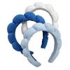 Diadema de Aro para Cabello Rizado Estilo Pan Nube Material de Toalla Coreana Hebilla para la Cabeza Alta Diadema para Mujer Accesorios para el Cabello