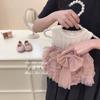 Qixiaoqi Falda Tutú de Verano Malla de Alta Calidad Falda Pastel Conjunto de Dos Piezas con Top sin Mangas y Shorts Venta al por Mayor Dropshipping