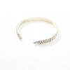 Pulsera abierta de nueva moda de Amazon, estilo bohemio europeo y americano, con anillo de diamantes de imitación, pulsera para mujer.