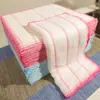 Pano de Prato Transfronteiriço Que Não Mancha Facilmente com Óleo, Feito de Algodão Grosso, Absorvente, Especificamente para Lavar Louça na Cozinha, Pano de Prato Doméstico