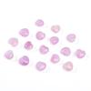 Jingdian Jewelry Natural Roxo Lihui Amor Furo Cruzado Acessórios de Escultura Semiacabados em Forma de Coração Solteiro Acessórios de Joalheria DIY