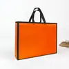 Bolsa de Tecido Não Tecido Prosperidade de Ano Novo Bolsa Tote para Loja de Roupas Bolsa Vermelha Festiva para Embalagem de Presente Bolsa de Compras Ecológica em Estoque