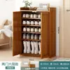 Armario de almacenamiento a prueba de polvo de gran capacidad en la entrada del zapatero, armario de almacenamiento de madera maciza de varias capas para balcón, zapatero moderno y simple para uso doméstico