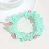 Color Caramelo Bol Círculo Intestinal Pequeño Niños Sin Pelo DIY Hecho a Mano Alta Elasticidad Tendones de Goma para Niñas Malla para el Cabello Versátil