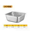 Aço inox bacia quadrada dreno retangular bacia lava-louças cozinha arroz e macarrão multi-uso bacia laser logotipo