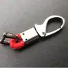 Herraje de llavero de cuerda trenzada, accesorios de metal para manualidades, elegante, moderno, llavero para coche, colgante para cintura