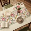 Mantel Individual de Mesa de Comedor Estilo Francés 2026 Modelo Nuevo Lujo Ligero Sensación de Alta Gama Cubierta para Mesa de Café de Sala de Estar Lavable Impermeable Resistente al Aceite Resistente al Calor