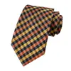 Corbata de Hombre a Cuadros Florales Nueva 2026 en Stock del Fabricante para Bodas, Negocios y Uso Diario