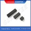 Conector Fêmea de Encaixe Horizontal de Linha Única, Passo 2,0, Altura Plástica H4.3U, Conector Eletrônico Guangshu de Dongguan Shenzhen