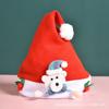 Sombrero de Navidad Transfronterizo Decoraciones para Fiestas Sombrero de Papá Noel Rojo Iluminado Sombreros de Navidad para Adultos y Niños