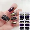 Película de esmalte de uñas FF impermeable sin horneado, calcomanías completas, estilo japonés y coreano, película de calcomanías para uñas de primavera y verano, película de calcomanías para uñas de papel, papel, venta al por mayor de calcomanías para uñas de papel