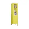 Mueble aparador moderno minimalista de acero blanco mueble alto estilo industrial cómoda armario de balcón armario para ventanal bajo mueble mueble de almacenamiento