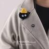 Broche de cadena de peluche de dinosaurio Pikachu tigre acostado panda muñeco de peluche de dibujos animados broche pasador lindo accesorios