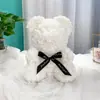 Oferta EspecialOso de Espuma de Polietileno Oso Rosa Flor Eterna Regalo para el Día de la Madre Cumpleaños Flor Artificial 520
