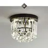Luminária de Cristal Personalizada Estilo Europeu de Luxo Leve, Luminária de Corredor, Luminária de Entrada, Luminária de Corredor, Luminária de Hall de Entrada Varanda, Luminária de Teto para Quarto