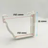 Sistema de Drenaje para Edificios Duradero Ecológico Resistente a la Corrosión Anti-UV Accesorios para Canalones de PVC Canalón Tipo K-Soporte para Canalón de Lluvia