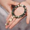 Miau Garra Garra DIY flor flotante pulsera de Bodhi decoración de joyería especificación de mano 10 x 11 estilo para hombres y mujeres rosario literario y de juego