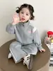 Conjunto de Ropa para Niñas Primavera Otoño 2026 Nueva Moda Infantil Primavera Casual Deportivo Conjunto de Dos Piezas para Bebés Niñas