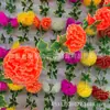 Corrente de Flores Qingming Corrente de Flores Corrente de Flores Tremella Corrente de Flores de Seda Sacrificial Fabricante Yunyang Atacado Suprimentos Funerários