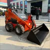Neumático Cargador Compacto, Montacargas Pequeño, Transportador Multifuncional de Maquinaria de Construcción con Varios Accesorios