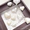 Colgante de Corazón Barroco Irregular de Resina Imitación Perla Blanca para Colgantes Hechos a Mano, Accesorios de Joyería con Cuentas