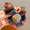 Super versátil~ Scrunchie estilo coreano com toque de luxo para a primavera, adequado para rabos de cavalo e coques femininos, acessório de elástico de cabelo 2026