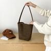 Bolsa de trabalho feminina de camurça 2024, bolsa de ombro com grande capacidade, nova bolsa de outono