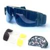 Set de Gafas Tácticas Jungle Spot Antiviento y Arena Gafas X800 Cs Gafas de Tiro para Exteriores Equipo de Protección