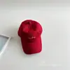 Gorra de Béisbol de Algodón de Alta Calidad con Parte Superior Suave, Bordado Simple de Letras, Gorra de Moda Casual Unisex, Gorra con Visera Bordada Versátil