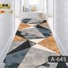 Alfombra sencilla recortable para puerta de entrada, pasillo, escaleras, 3D, larga, para el hogar y el hotel.