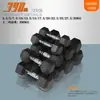 Halteres Equipamento de Fitness Masculino Uso Doméstico Feminino Hexagonal Sólido Aço Puro Revestido de Borracha Ferro Fundido Crianças Exercício Barra Integrada