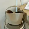Bolsa Tote Pequena Super Moderna para o Trabalho Feminina 2026 Nova Popular de Verão Exquisita Única Ombro Transversal Balde
