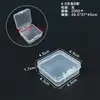 Caja de Almacenamiento Rectangular de Plástico PP, Caja Transparente para Piezas de Almacenamiento, Caja de Empaque para Productos Pequeños, Portátil al por Mayor