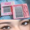 Cílios Postiços Comércio Exterior Mais Vendidos WM34 Kit com Cola Raiz por Raiz Estilo Denso Transparente Artefato para Olhos Grandes