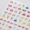 Monstro de Boca Feia Adesivos para Unhas em Gel à Prova d'Água Longa Duração Decoração de Nail Art Capa de Celular Adesivos para Manual de Câmera CCD