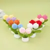 Producto Terminado: Planta en Maceta de Hilo de Tulipán Tejido a Mano Transfronterizo, Flor Artificial de Hilo, Regalo Exquisito para el Día de la Madre y el Día del Maestro
