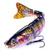 Cebo biónico HENGJIA multinodo de 12,8 cm y 18 g, venta al por mayor, pesca en el mar, cebo sumergido, equipo de pesca al por mayor