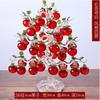 Árbol de manzana de cristal, accesorios creativos para el hogar, adornos decorativos para sala de estar, pasillo, mueble de TV, vitrina para vinos, manualidades, decoraciones.