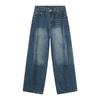 MTLCLOTHES ropa para hombre 2023 Otoño Nuevo estilo americano de alta calle Costura de alto sentido Diseño de nicho jeans