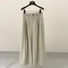 Pantalones Anchos de Traje Negro Estilo Old Money Fone Jianhe para Mujer, Nuevos de Primavera de Cintura Alta de Doble Pinza Sueltos Rectos de Largo Completo