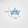 Venta Caliente Aretes Corona de Flores de Titanio F136 Clavos de Labio de Aleación de Titanio Clavos de Cartílago Auricular Clavos Cocleares Joyería para Perforación Corporal